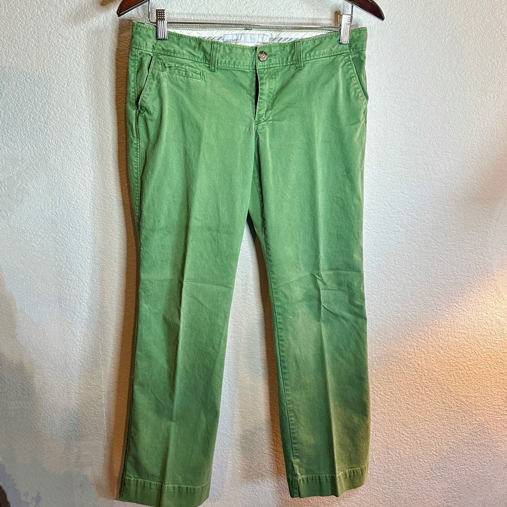 Old Navy Vibrant Green Straight Leg Pants